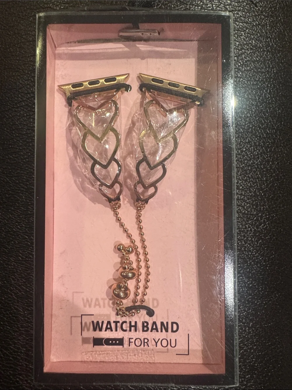 Heart alloy metal bracelet Band For Apple Watch Series 8 7 6 5 4 SE iWatch Strap